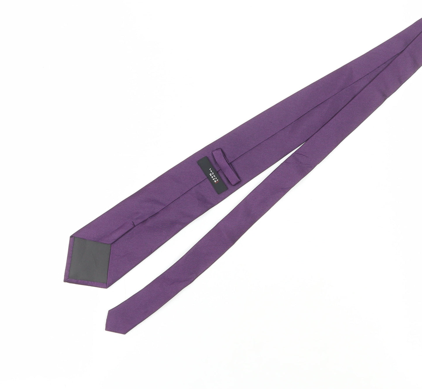 Thomas Nash Men's Purple Silk Pointed Tie