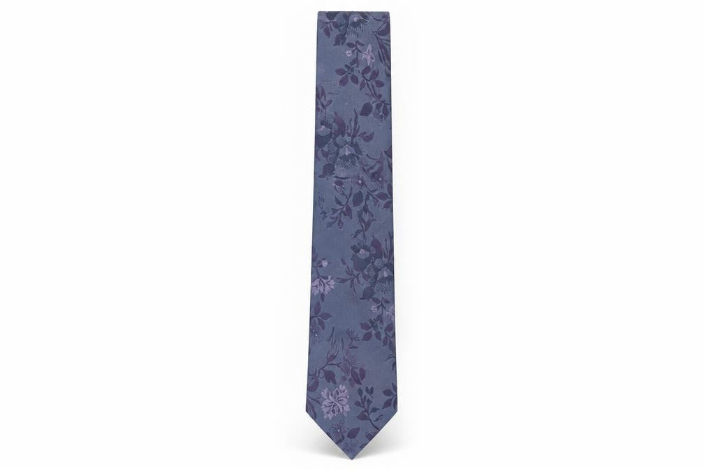 Mens Hawes & Curtis Blue Floral   Tie
