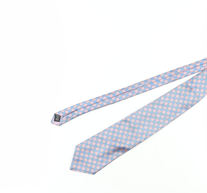 Mens Charles Tyrwhitt Multicoloured Plaids & Checks 100% Silk  Tie