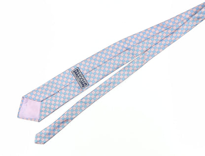 Mens Charles Tyrwhitt Multicoloured Plaids & Checks 100% Silk  Tie
