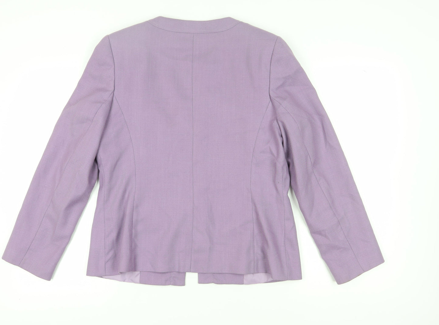 EWM Women's Purple Suit Jacket, Size 14