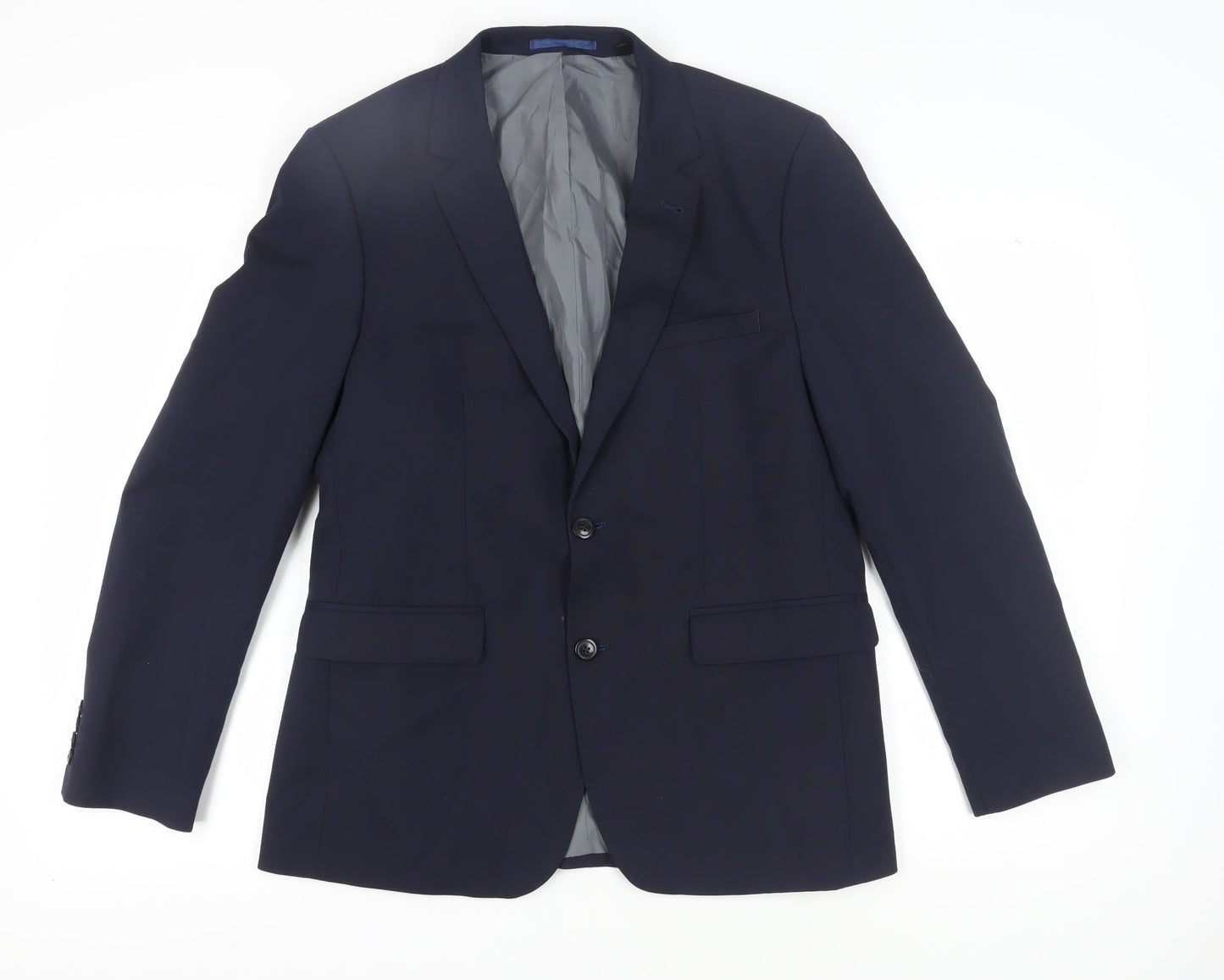 Mens UK Size 42 Burton Regular Blue Suit Jacket