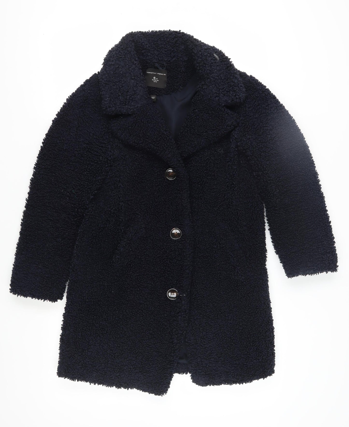 Womens UK Size 6 Dorothy Perkins Black Basic Jacket