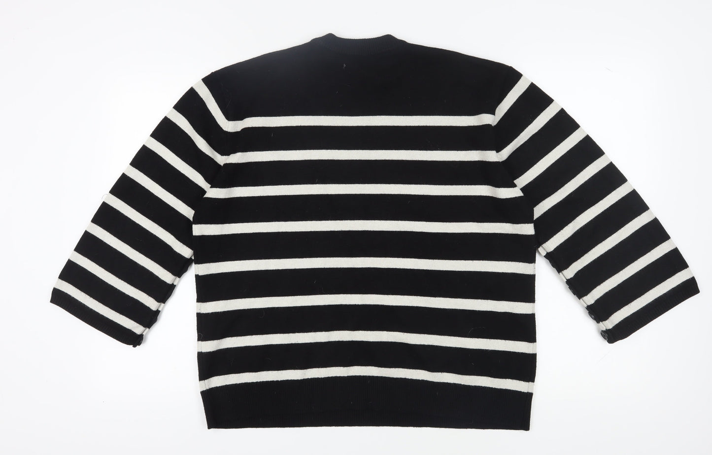 Womens UK Size 12 Zara Black Pullover Jumper
