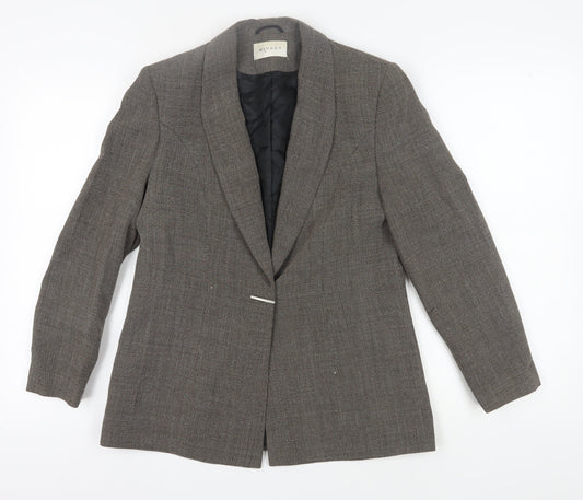 Minuet Women's Brown Wool Blend Suit Jacket Size 12