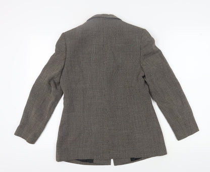 Minuet Women's Brown Wool Blend Suit Jacket Size 12