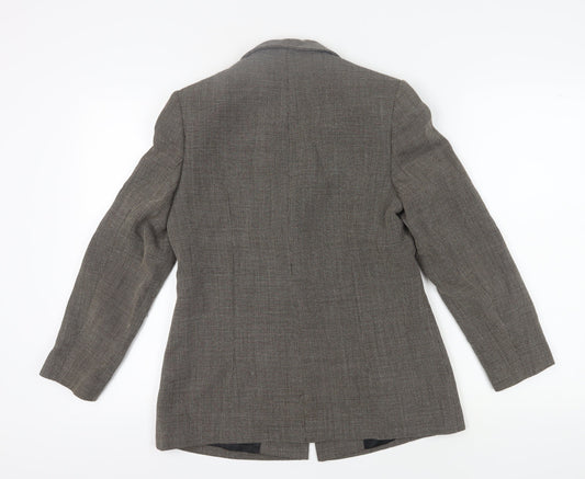 Minuet Women's Brown Wool Blend Suit Jacket Size 12