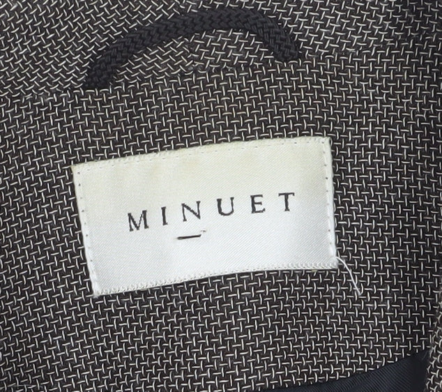 Minuet Women's Brown Wool Blend Suit Jacket Size 12