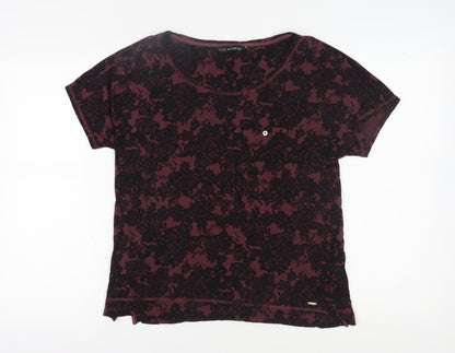 Womens UK Size 12 Marks and Spencer Multicoloured Basic T-Shirt