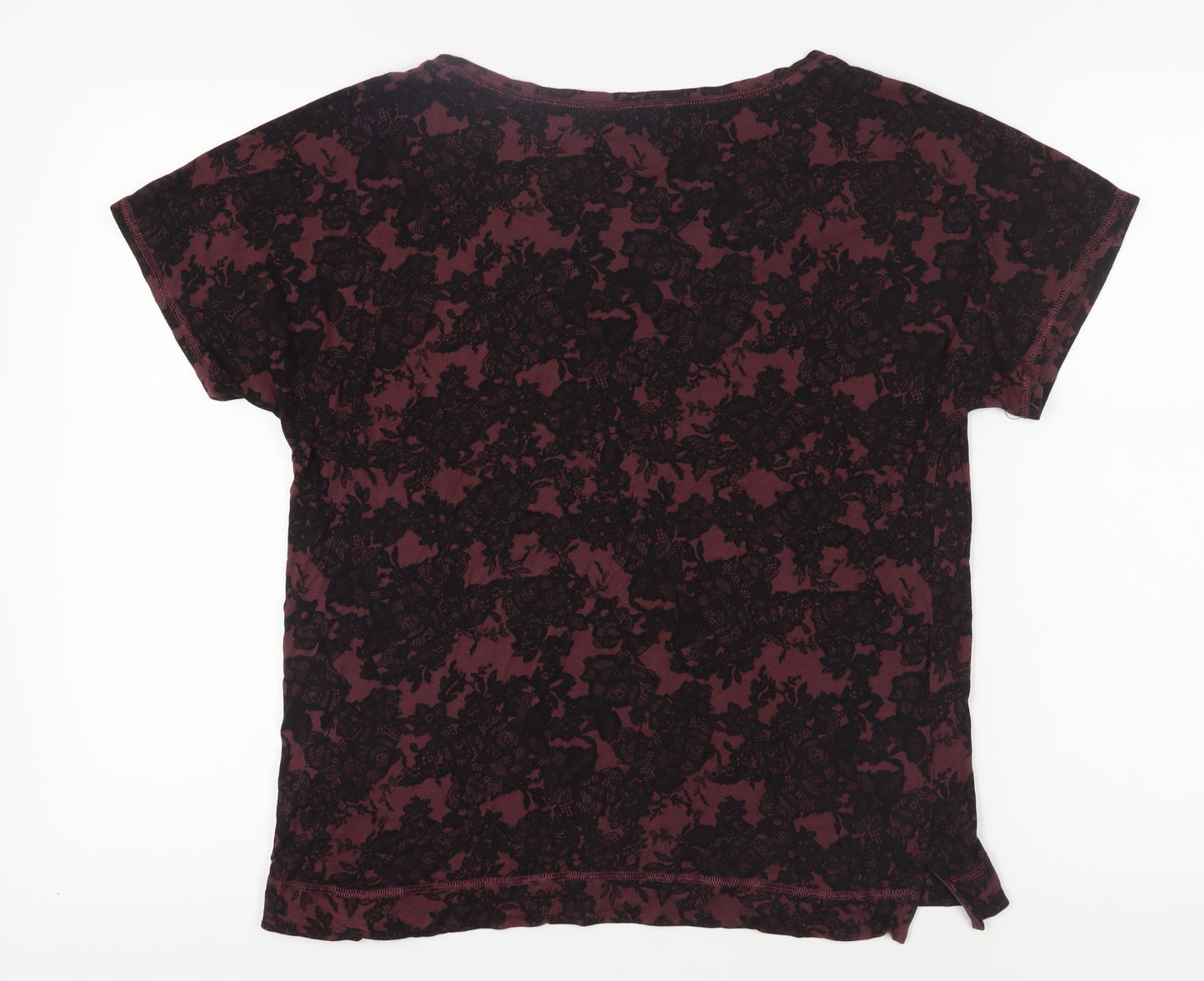 Womens UK Size 12 Marks and Spencer Multicoloured Basic T-Shirt