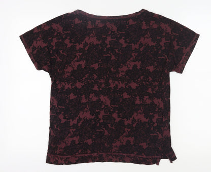 Womens UK Size 12 Marks and Spencer Multicoloured Basic T-Shirt