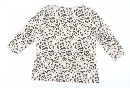 Womens UK Size 16 Marks and Spencer Multicoloured Basic T-Shirt
