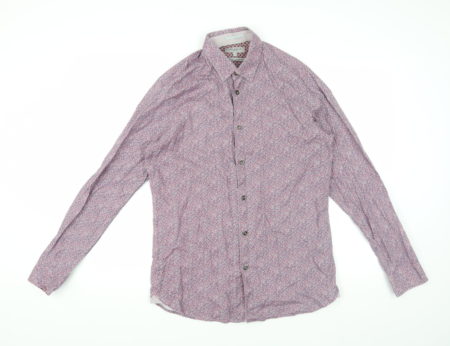 Ted Baker Men's Multicoloured Floral Shirt M