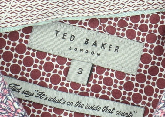 Ted Baker Men's Multicoloured Floral Shirt M