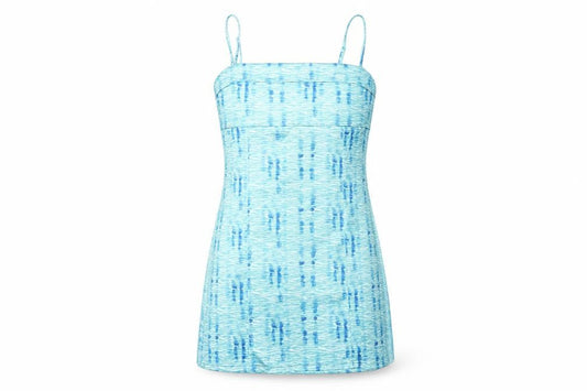 Urban Outfitters Women's Blue Tie Dye Slip Dress