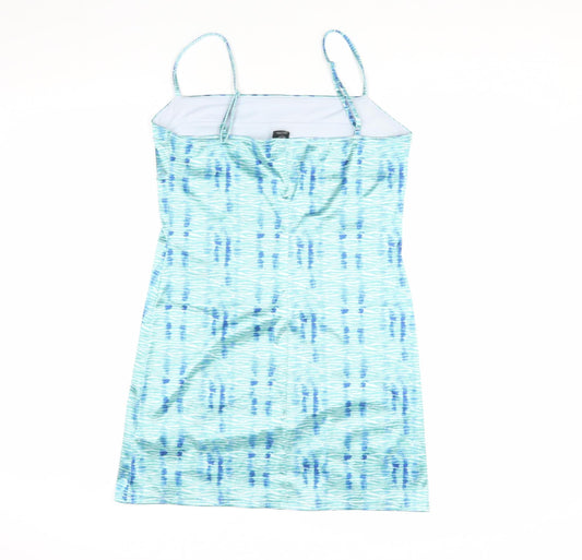 Urban Outfitters Women's Blue Tie Dye Slip Dress