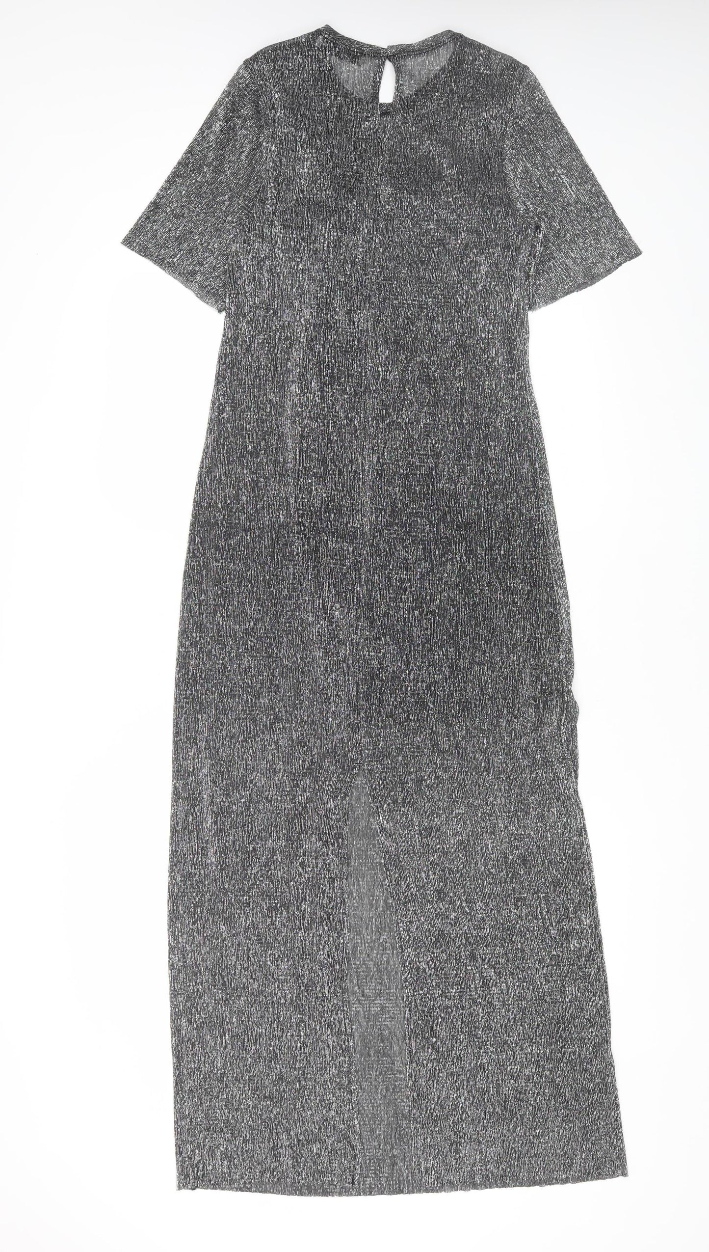MNG Women's Silver Shift Dress XS Party