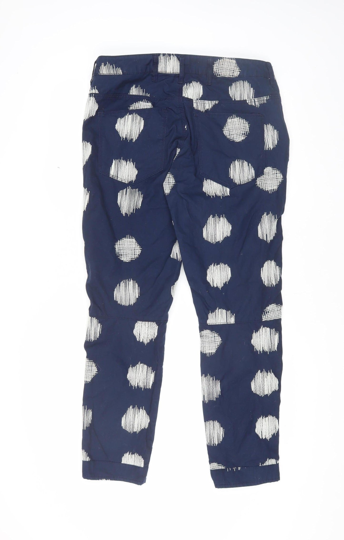 G-Star RAW Women's Blue Polka Dot Chino Trousers