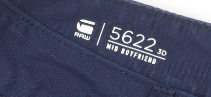 G-Star RAW Women's Blue Polka Dot Chino Trousers