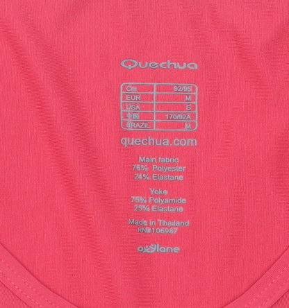 Quechua Women's Pink M Activewear T-Shirt