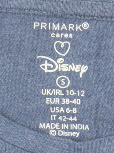 Primark Disney Women's Blue Graphic T-Shirt S