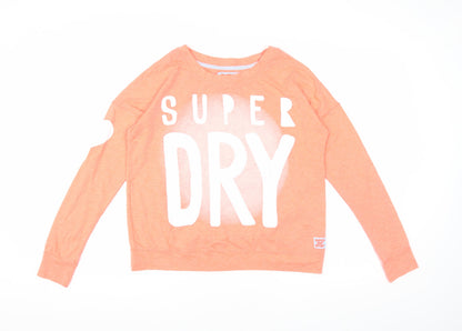 Superdry Women Orange XS Basic T-Shirt