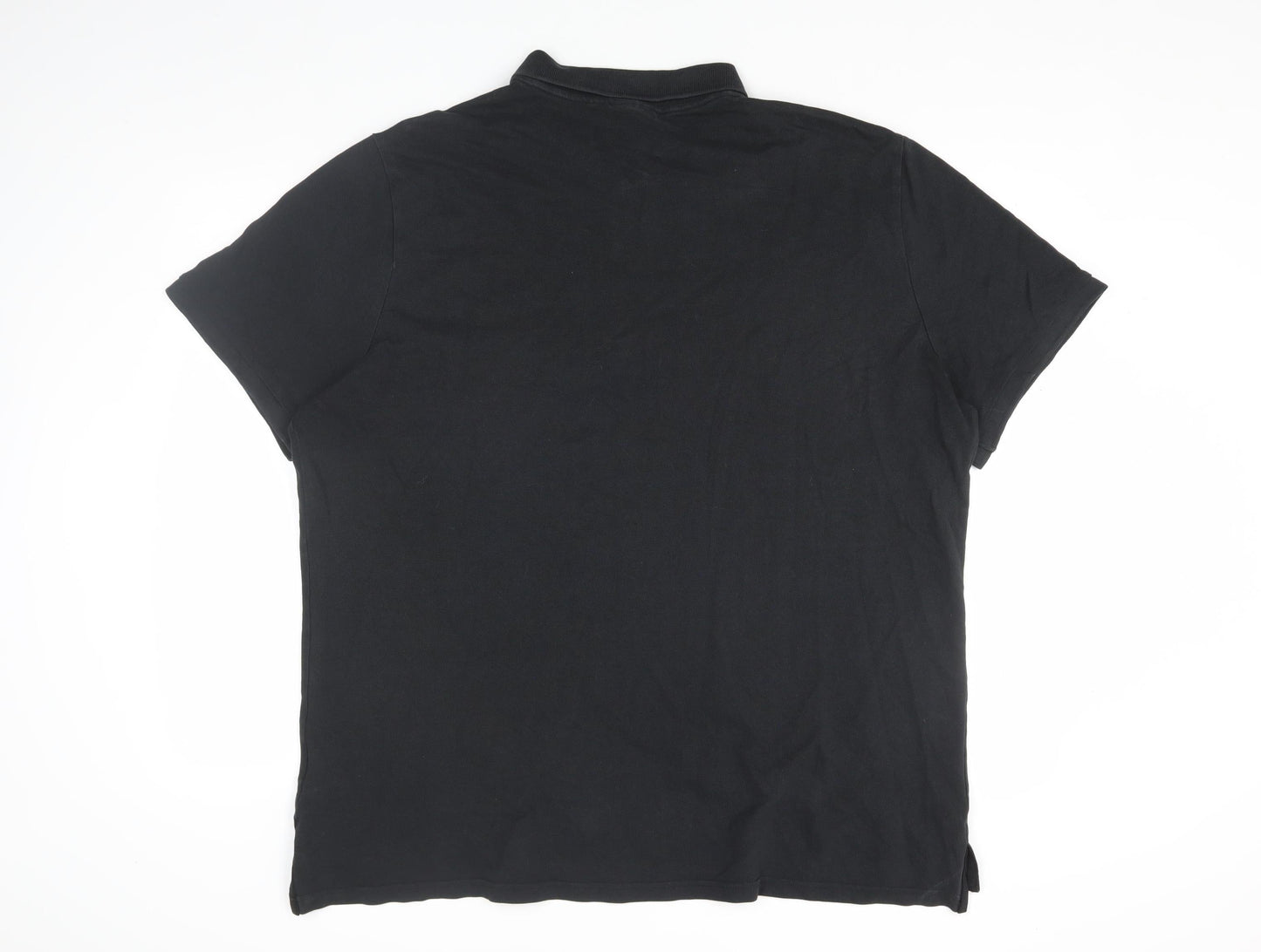 Nike Men's Black Polo, XXL, Short Sleeve Cotton