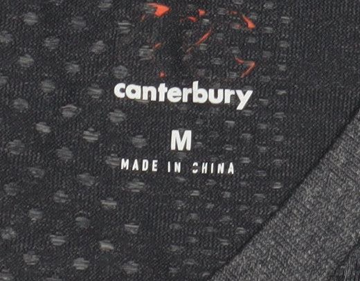 Canterbury Men's Black Athletic Top M Short Sleeve