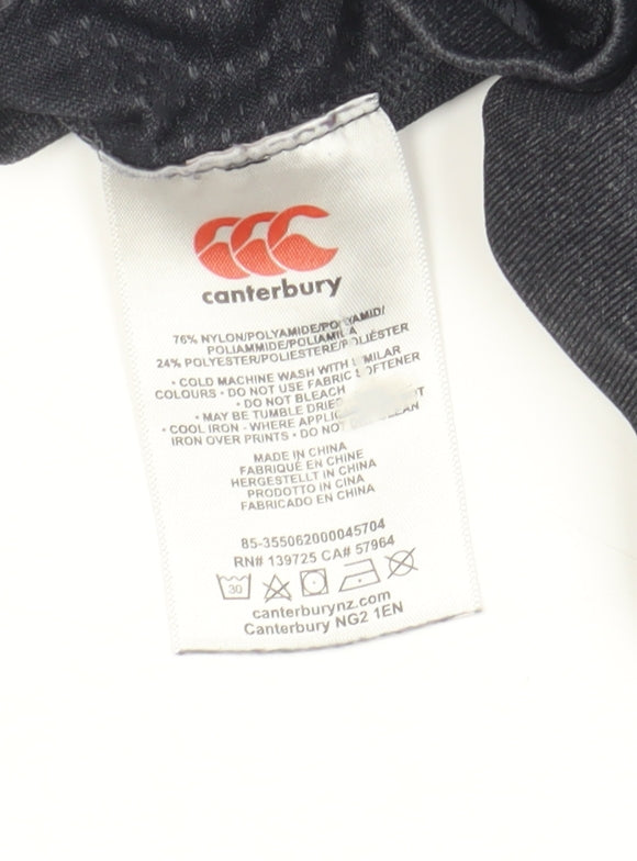 Canterbury Men's Black Athletic Top M Short Sleeve