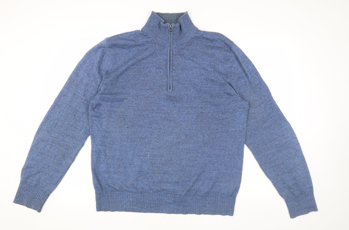 Gap Men's Blue Pullover Jumper L Cotton