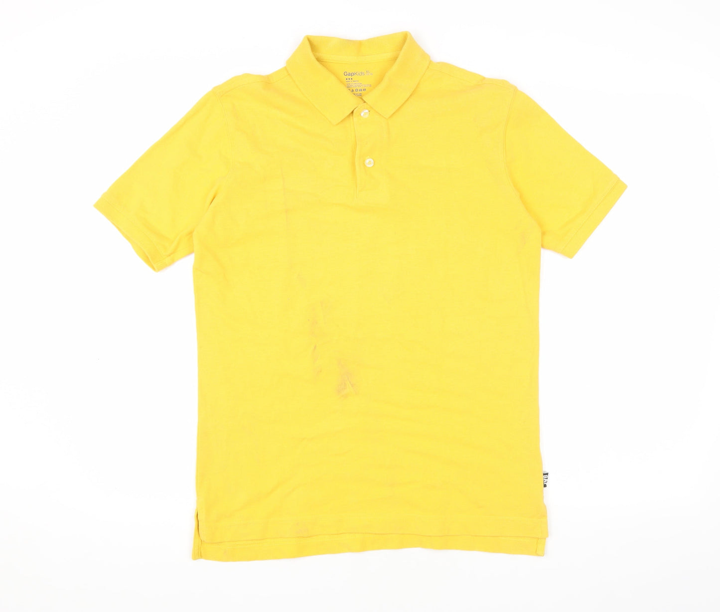 GapKids Boys Yellow Polo Shirt XL, Casual Summer Basic