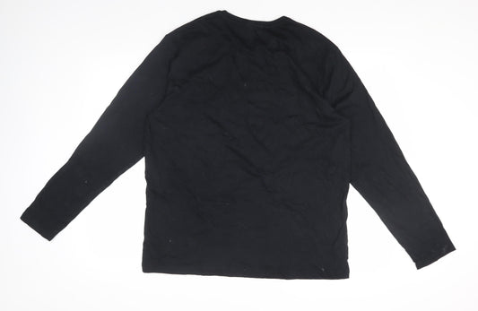 PlayStation Men's Black Graphic Long Sleeve T-Shirt L