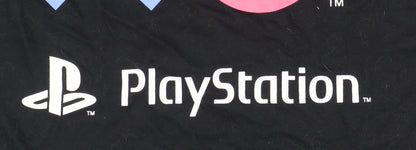 PlayStation Men's Black Graphic Long Sleeve T-Shirt L