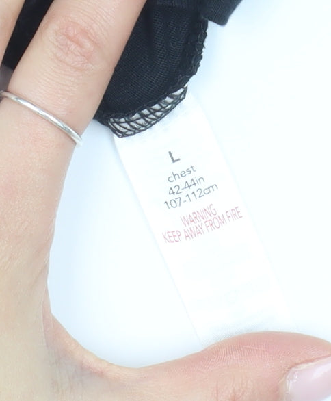 PlayStation Men's Black Graphic Long Sleeve T-Shirt L