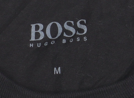 Mens UK Size M HUGO BOSS Black  T-Shirt