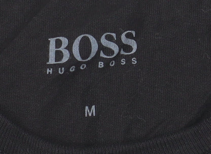 Mens UK Size M HUGO BOSS Black  T-Shirt