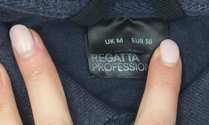 Regatta Men's Blue M Polo Shirt - Casual Solid Short Sleeve