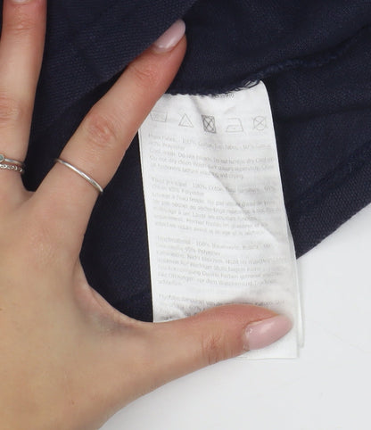 Regatta Men's Blue M Polo Shirt - Casual Solid Short Sleeve