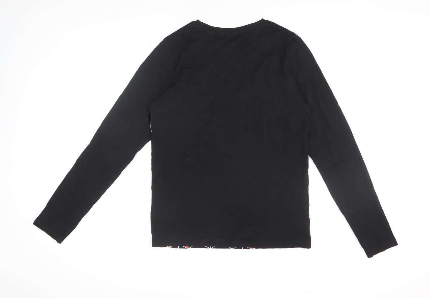 Next Boys Black Minecraft Long Sleeve T-Shirt, 15 Years