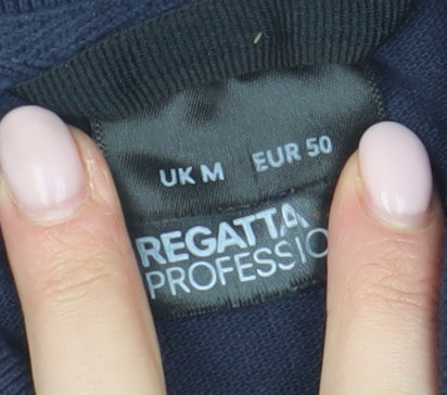 Regatta Men's Blue Polo Shirt, Size M, Cotton Blend