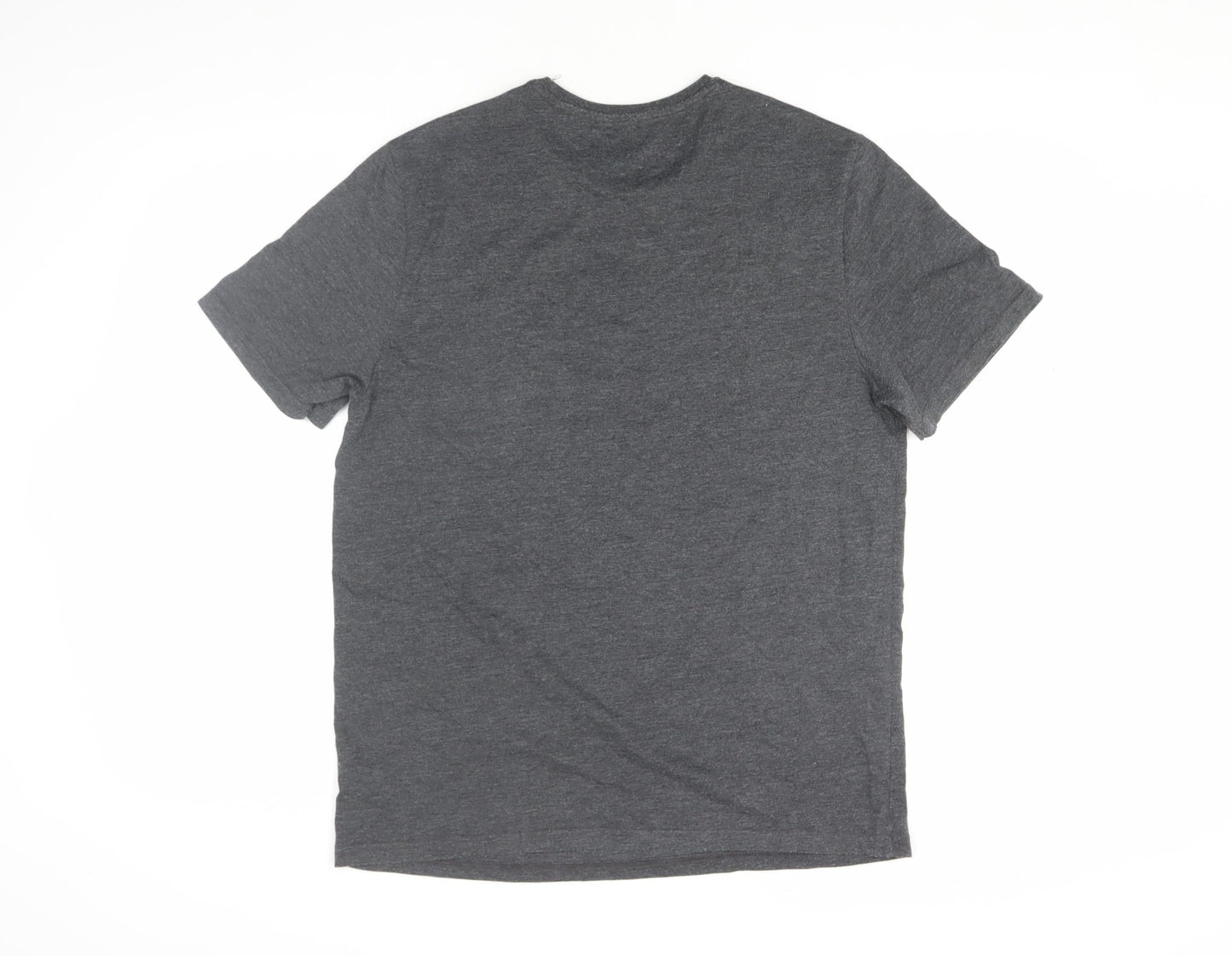 Marvel Men's Grey Deadpool Graphic T-Shirt Medium