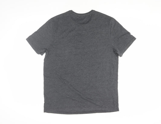 Marvel Men's Grey Deadpool Graphic T-Shirt Medium