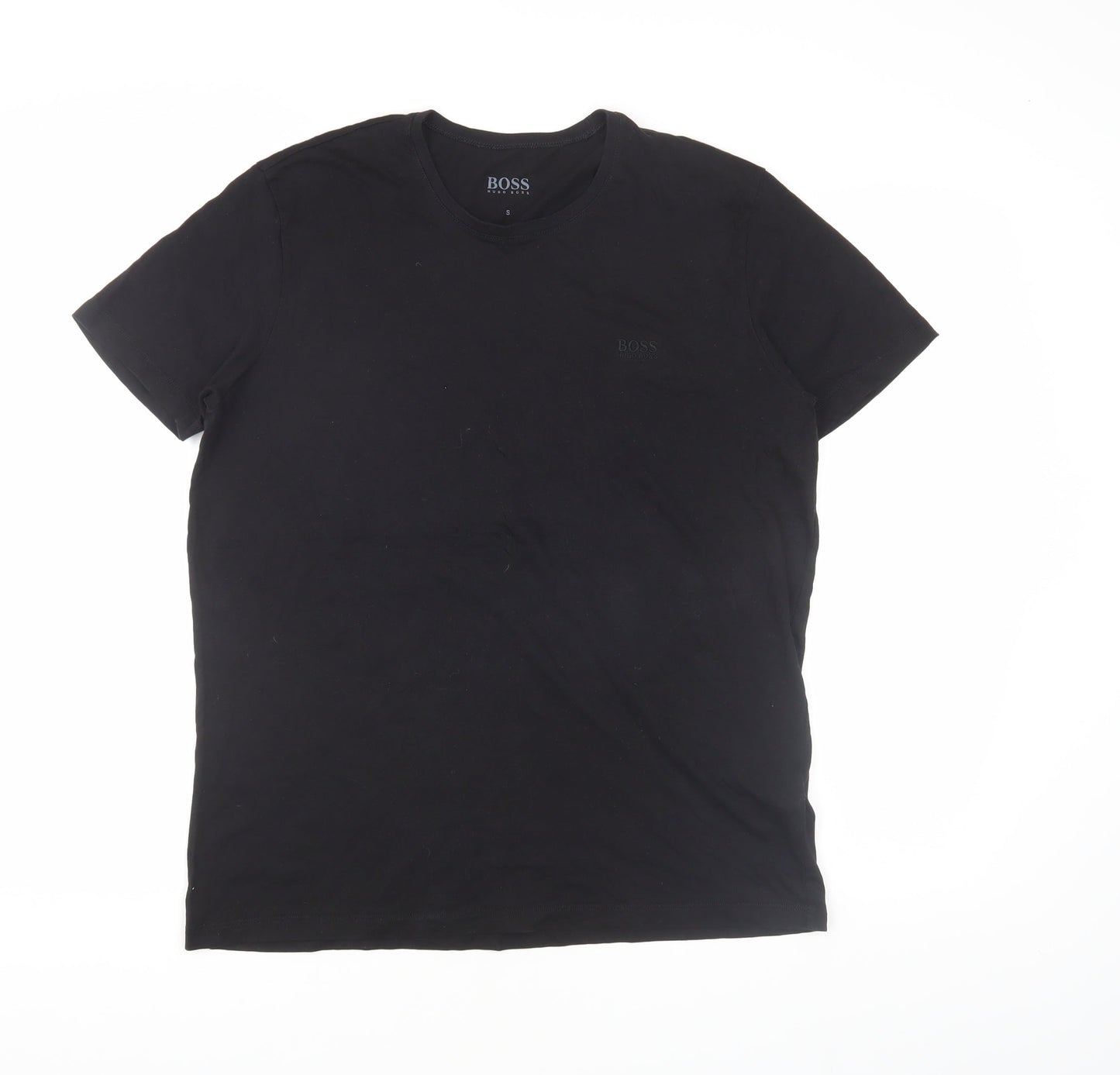 Mens UK Size S HUGO BOSS Black  T-Shirt