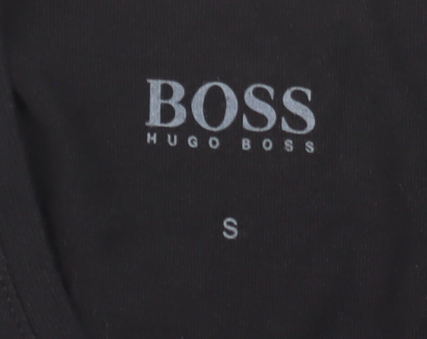 Mens UK Size S HUGO BOSS Black  T-Shirt