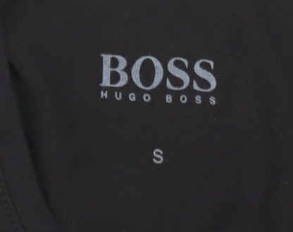 Mens UK Size S HUGO BOSS Black  T-Shirt