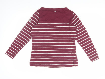 Womens UK Size 14 Regatta Red Basic T-Shirt