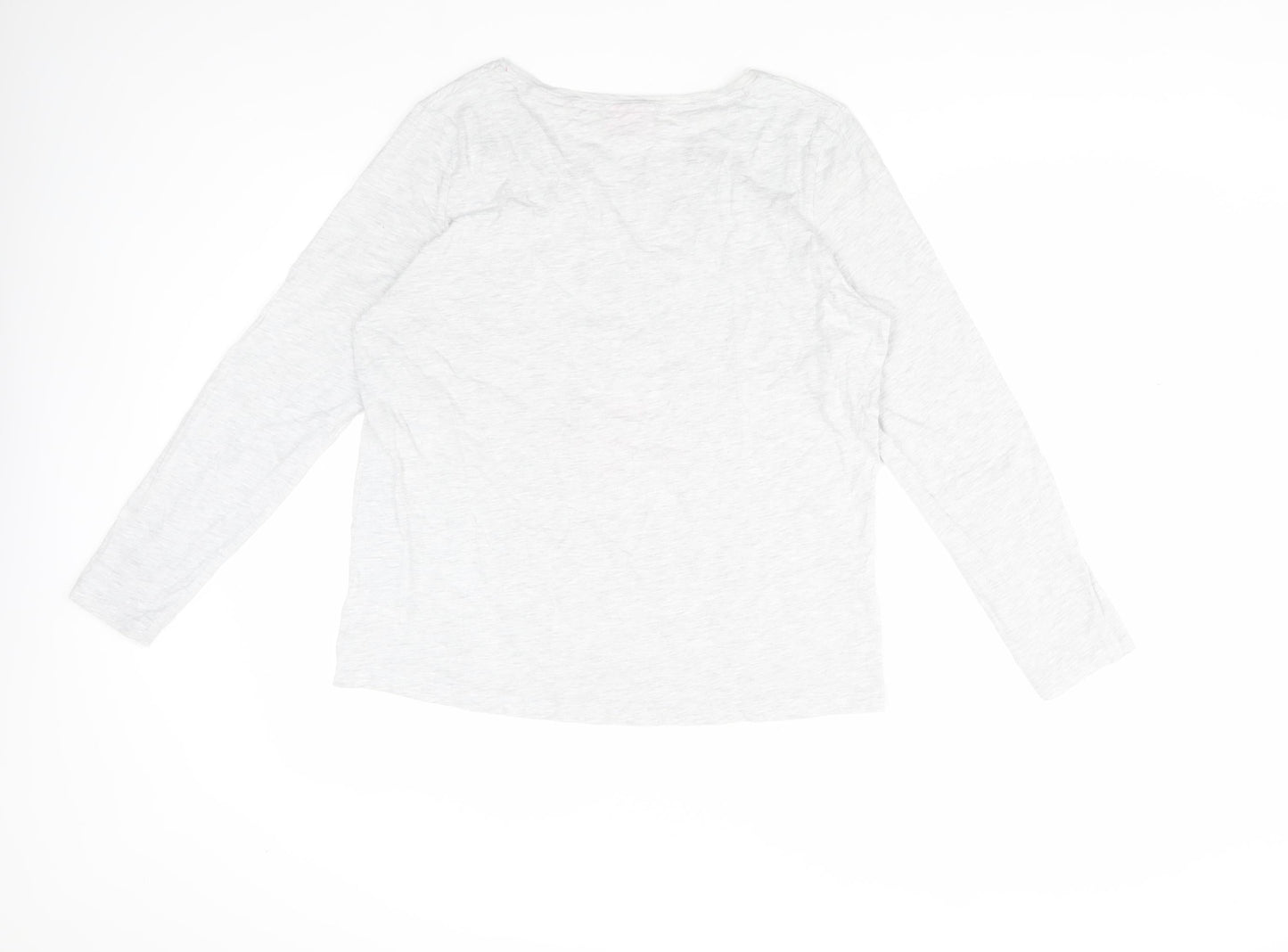 Barbie Women's White Long Sleeve T-Shirt Size 12