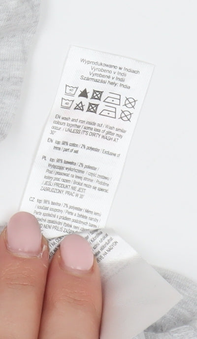 Barbie Women's White Long Sleeve T-Shirt Size 12