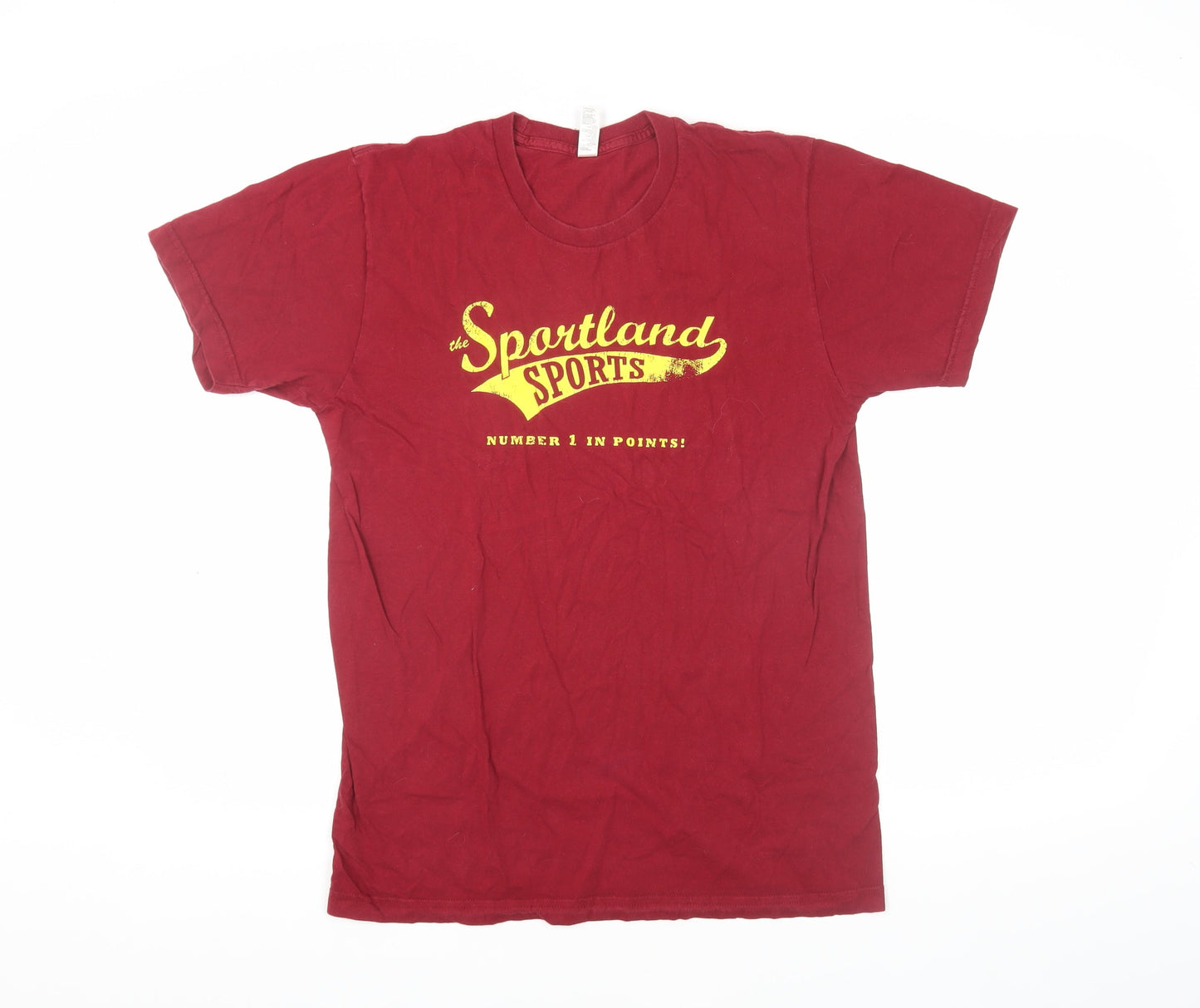 Mens UK Size M American Apparel Red  T-Shirt