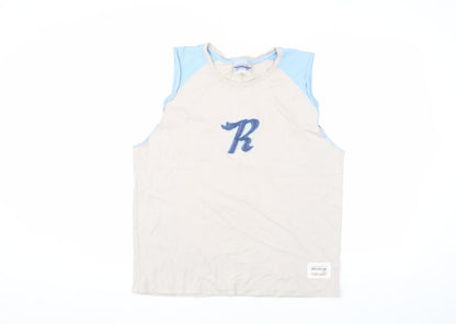 Unisex Adults UK Size M Reebok Beige  Tank